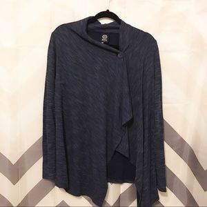 Bordeau wrap cardigan